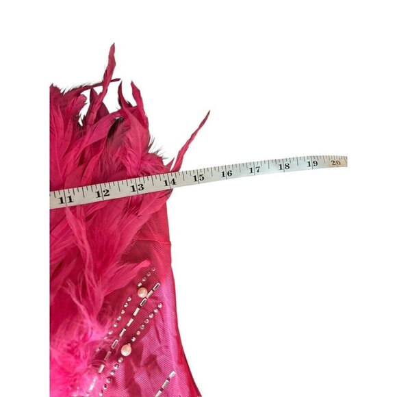 Women's Bodycon Super Pearly Pink Lace Dress - Picture 6 of 7